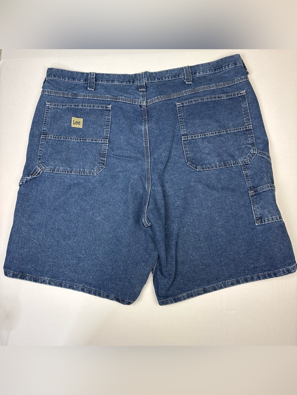 Lee Men Size 48 Shorts Denim Carpenter 2295210 Blue Jean Cotton Polyester Dad